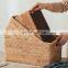 High Quality Wicker Woven Basket with Handles for Home Storage, Rattan Storage Basket Wholesale Supplier