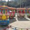 Shopping mall outdoor children games rides amusement park rail track train for sale