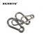 304/316 Stainless steel carabiner hook with eyelet