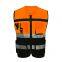 Construction Reflective Clothing Custom construction Hi Vis Sleeveless Vest Road Safety Workwear Work Reflective Safety Vest