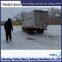 Truck modification with triangular track wheels for anti slip and anti sinking