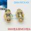 RF coaxial connector SMA/MCX-KK
