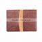 Italian vegetable tanned leather card holder with coin pocket Stylish genuine leather card holder with coin slot