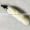 2016High quality anal toy silicone anal plug with black fox tail