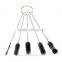 LT032 Black Cleaning Brushes Set for Glow In The Dark Temporary Tattoo Equipment