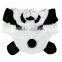 3D Dog Panda Clothes with Shorn Velvet Material and Rhombic Cotton-padded Lining fit for Autumn and Winter