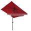 10foot x6.5foot square patio umbrella in Red