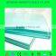 Milk white laminated glass with PVB film