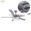 Sand Nickel LED 12W Light Big Ceiling Fan
