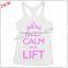 Wholesale fashion design colorful ladies yoga tank top in Dongguan