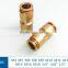 Brass pneumatic air elbow fittings brass push in fittings copper quick fitting