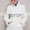 QD80712 Woman 2015 Winter White Mink Fur Long Coat