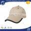 Promotional cheap blank two color baseball cap