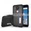 Shockproof Back Stand Case with Head Radiation Function For Nexus 5X Mesh Back Style TPU Rubber Cover Case MT-5296
