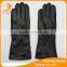 2016 high quality fashion black long leather gloves women leather gloves with wholesale price