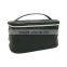 Clamshell black cosmetics makeup bag fashion makeup bag China shopping cosmetic bag