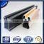 China wooden grain closet sliding doors aluminum extrusions on sale