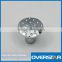 80mm Small Cabinet Knobs,Roundness Chrome Office Cabinet Knobs,Square Brushed Zinc Alloy Knobs