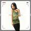 Girl's Wholesale Seamless Camo Tank Top With Mesh
