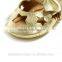 Gold Baby Moccasins,Baby Toddler Leather Moccasins,Crib Shoes                        
                                                Quality Choice