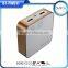 2016 Hot sale premium performance rechargeable power bank 8800mAh