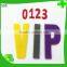 Eco-friendly Colorful magic tape Letters as accessory or toy