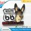 animal letter 3D polyresin fridge magnet