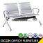 Three seats stainless steel material hospital waiting chair
