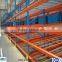 Warehouse pallet flow rack rail