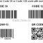 Hot sale Barcode Card with special craft