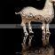 Meaningful fashion jewelry gold plated zinc alloy Chinese zodiac goat brooch