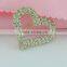 wholesale bulk table decoration & accessories type heart shape crystal wedding napkin ring