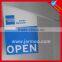 wall hanging cheap shop advertising pvc mounted flag