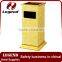 New style reusable household metal dust bin for hotel lobby