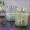 New design electroplate forsted glass candle holder