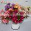 artificial gerbera flower plastic funeral flower wholesale 7 heads