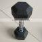 best price wholese rubber coated dumbbell set for male and female use bodybuilding use popular color
