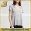 fancy high quality cheap plain v neck t shirts,v neck t shirt wholesale for women t shirts