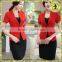 fashion red lady suits