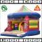 hot sale custom inflatable air trampline bed with slide for kids play, inflatable tiny house for sale