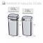 8 10 13 Gallon Infrared Touchless Dustbin Stainless Steel Waste bin foot pedal dustbin SD-007