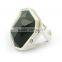 Metal rectangluar shaped solid perfume container /lip gloss ring, OEM designs accepted.<DACA9012>