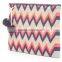 multi color woven cotton clutch bag for women