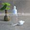 color coating glass dropper bottle with childproof cap