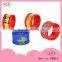 New styles colorful silicone kids toy silicone slap bracelet