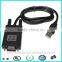 Pl2303 black usb rs232 adapter nickel plated mini usb to rs232 cables