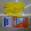 Yellow white latex in household gloves
