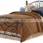Fashion Bed Group Doral Queen Size Bed in Matte Black/Walnut Finish
