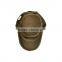 Factory supply high quality flat top style pure red military caps