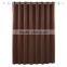 100% Polyester Solid Color Thermal Insulated Hotel Blackout Window Curtain Drapery